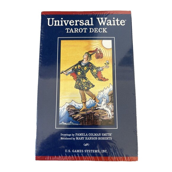 UNIVERSAL WAITE 78 Card Tarot Deck 1909 Artist Pamela Smith 4.75" x 2..75" NEW - Picture 2 of 7